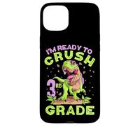 Troisième Grade Rentrée Scolaire Crush Dinosaure 1er Jour d'école Coque pour iPhone 15 Plus