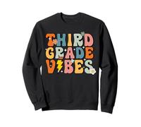 Troisième Grade Vibes Shirt 3ème Rétro Retour à l'école Enfants Drôle Sweatshirt