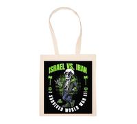 Troisième Guerre Mondiale Sac à Provisions Beige Réutilisable Durable écologique Reusable Shopping Bag
