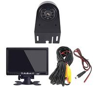 Troisième monté sur Le Toit Haut Lampe Frein lumière Vue arrière Caméra de recul Peut Ajuster l'angle Vision Nocturne Infrarouge pour Mercedes Benz Viano Vito W639 Van 3 + Moniteur de 7 Pouces