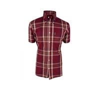 Trojan Clothing Chemise à Carreaux Bleu Marine pour Homme L