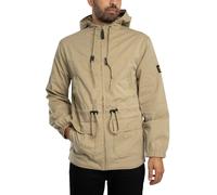 Trojan Pour des hommes Parka en sergé avec badge, Beige