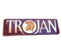 Trojan Records Bar Enamel Pin Badge, bordeaux, taille unique