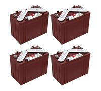 Trojan T-1275 Lot de 4 batteries plomb-acide 12 V 150 Ah 20 heures