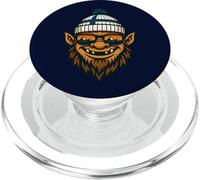 Troll de Finlande avec Bonnet et reflet Coucher de Soleil de Montagne PopSockets PopGrip pour MagSafe