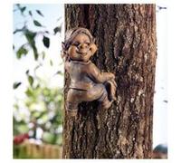 Troll ''Grimpeur'' décoratif en résine artificielle Royal Gardineer