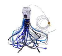 Troll Leurre pour pêcheur, simulation de calamar, perche, pêche en mer, leurre flottant réaliste pour truite, kayak, nuit, pêcheur, poisson-chat, perche, pêche à la mouche, papa, passionné, crappie