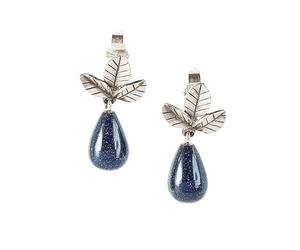 Trollbeads Boucles d'oreilles en forme de feuill, taille unique, Pierre précieuse, Pas de gemme