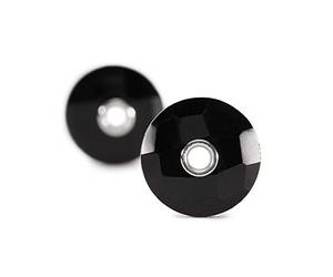 Trollbeads Boucles d'Oreilles Femme Black Onyx Verre - 86103, 1, Verre, Onyx