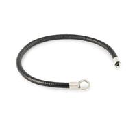 Trollbeads Bracelet en cuir d'origine sans fermoir, 19 cm, Cuir, Pas de gemme