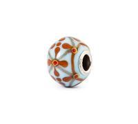 Trollbeads Breloque moderne en verre Heritage | Bijou fabriqué à la main