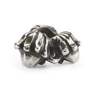 Trollbeads Collection automnale Pfötchenliebe Silberbeads, taille unique, Argent sterling, Pas de gemme