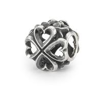 Trollbeads Collection d'hiver : sons d'harmonie et d'amour, taille unique, Argent sterling Or jaune, Pas de gemme