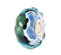 Trollbeads Collection Printemps Carpe Diem 2025 Perles en verre faites à la main (TGLBE-20446 Miroir de sérénité)