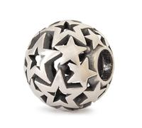 Trollbeads Étoiles d'hiver et souhaits 2024 - Perles en argent fabriquées à la main, 0, Argent sterling, 0