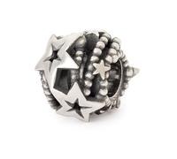 Trollbeads Étoiles d'hiver et souhaits 2024 - Perles en argent fabriquées à la main, 0, Argent sterling, 0