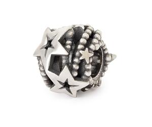 Trollbeads Étoiles d'hiver et souhaits 2024 - Perles en argent fabriquées à la main, 0, Argent sterling, 0