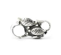 Trollbeads Fermoir papillon, small, Argent sterling, 0