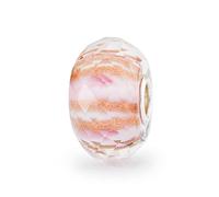 Trollbeads Mélodie en verre rose TGLBE-30100, taille unique, Verre, verre.