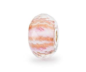 Trollbeads Mélodie en verre rose TGLBE-30100, taille unique, Verre, verre.