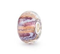 Trollbeads Mélodie en violet perle en verre TGLBE-30102, taille unique, Verre, Pas de gemme