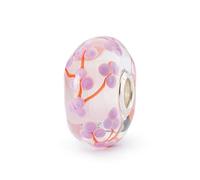 Trollbeads Perle en forme de fleur de pêcher 2022, Verre