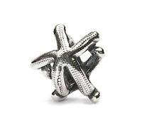 Trollbeads Perle étoile de mer - Design inspiré de la marine | Perle de marque authentique | Argent 925 | Collection Essence of Life | Conçu par Søren Nielsen, Argent sterling, Pas de gemme