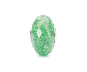 Trollbeads Pierre Précieuse Perle Aventurine Vert, Pierres dures