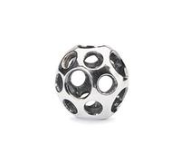 Trollbeads POZZANGHERA TAGBE-10206 Perles en argent pour femme, taille unique, Caoutchouc Argent, Pas de gemme