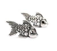 Trollbeads TAGEA-20007 Carp Boucles d'Oreille Femme Argent 925