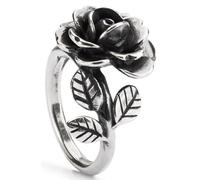Trollbeads TAGRI-00525 Bague rose du cœur, Argent sterling, Aucune pierre précieuse