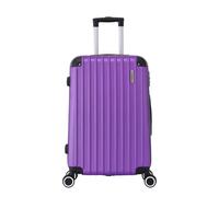TROLLEY ADC - Valise Moyenne Soute 65x41x26 cm - Rigide, Légère 3 Kg - 65 litres - 4 Doubles Roues Silencieuses - Maniable, Pratique et Étanche - Collection Corner - Violet