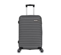 TROLLEY ADC - Valise Moyenne Soute 65x41x26 cm - Rigide, Légère 3 Kg - 65 litres - 4 Doubles Roues Silencieuses - Maniable, Pratique et Étanche - Collection Classiq - Gris Anthracite