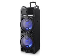 Haut-parleurs bluetooth portables Noir 800 W 100 W RMS
