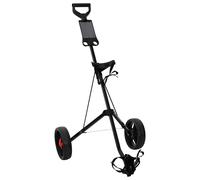 Trolley de Golf Noir 66 x 65 x 112 cm Fer vidaXL