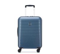 TROLLEY DELSEY Segur 2.0 Trolley Slim 55 Cm 4 Roues Doubles Bleu Pic Bleu 260168
