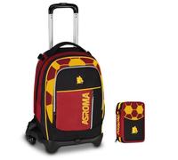 Trolley Jack-3WD école Roma avec sac à dos détachable par Seven + trousse à 3 étages complet de papeterie