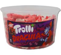 Trolli Dracula Sucre mousseux et gomme fruitée dentition mini 1050g