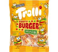 Trolli Party Burger Minis en sucre mousse et gomme de fruits 170g