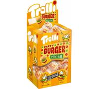 Trolli Party Burger Minis Sucre mousse et gommes aux fruits 80x10g 800g