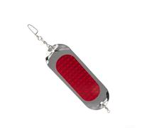 Trolling Dodger Flasher Lot de 4 leurres en métal pour saumon 11,4 cm avec roulement pivotant pour une rotation fluide, appâts de pêche phosphorescents