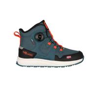 Trollkids - Bergen Winter Mid Cut - Chaussures enfant Stormy Blue / Black / Flame Orange - 28