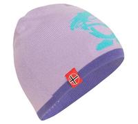 Trollkids - Kid's Troll Beanie - Bonnet - 48-52 cm - 2-5 Years - soft purple / wisteria purple / aqua mint