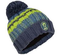 Trollkids - Kid's Troll Bobble Cap - Bonnet - 52-56 cm - 6-12 Years - glow green / mystic blue / nordic blue