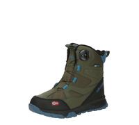 TROLLKIDS Bottes de neige 'Kirkenes' bleu ciel / olive / noir, Taille 32