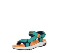 TROLLKIDS Chaussures ouvertes 'Lysefjord' marine / turquoise / orange, Taille 38