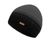 Trollkids Confortables Enfants Bonnet Tricoté avec Laine Mérinos Et Pièce - Molleton pour Haut Mérinos Casquette, Anthracite, Taille 52-56