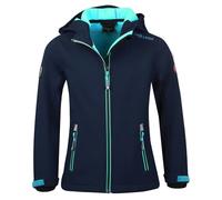 Trollkids Enfants Girls Trollfjord Veste, Bleu, 176