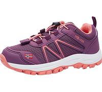 Trollkids Enfants Sandefjord Chaussures de randonnée plates Hiker Low, Pêche au mûrier, 38 EU
