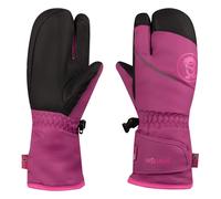 Trollkids - Kid's Troll 3 Finger Glove - Gants - 6 - 11-12 Years - bright berry / light magenta
